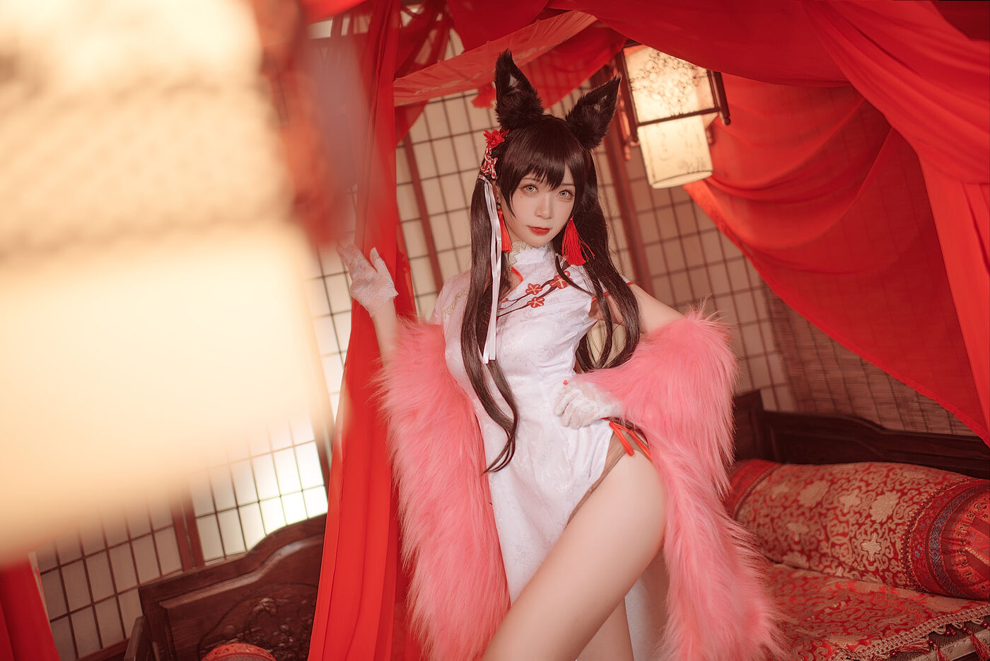 樱落酱 NO.005 爱宕新春旗袍 [16P]插图